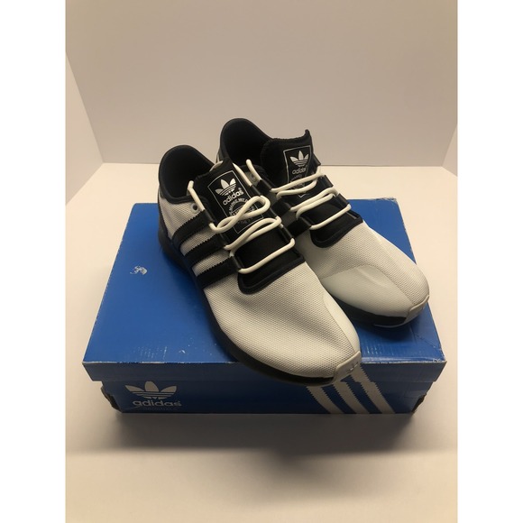 Adidas SL Rise Mens White Black Mesh Athletic Running Shoes Size 8 main image 7